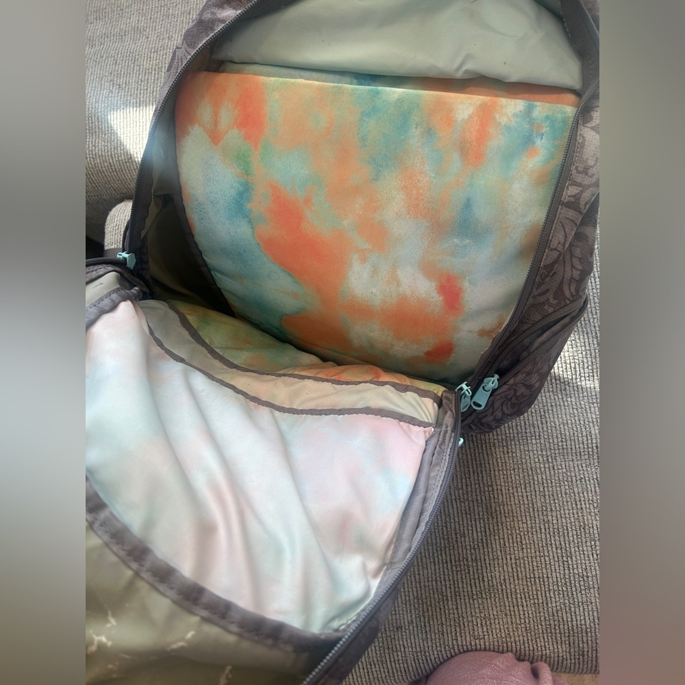 Dakine Patterned Backpack Grey With Turquoise / B… - image 3